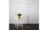 Bronte Floor Lamp Acrylic Droplet Shade - Comet Lighting