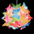 Butterfly Ball Pendant Shade Multi Coloured - Comet Lighting