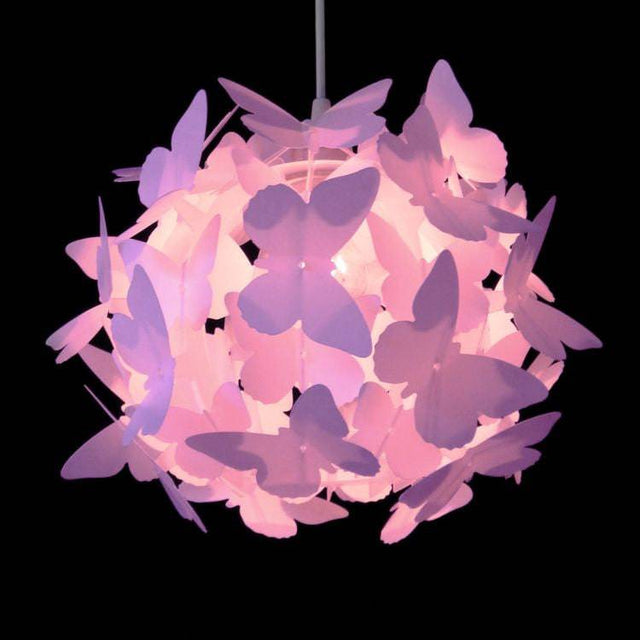 Butterfly Ball Pendant Shade Pink - Comet Lighting