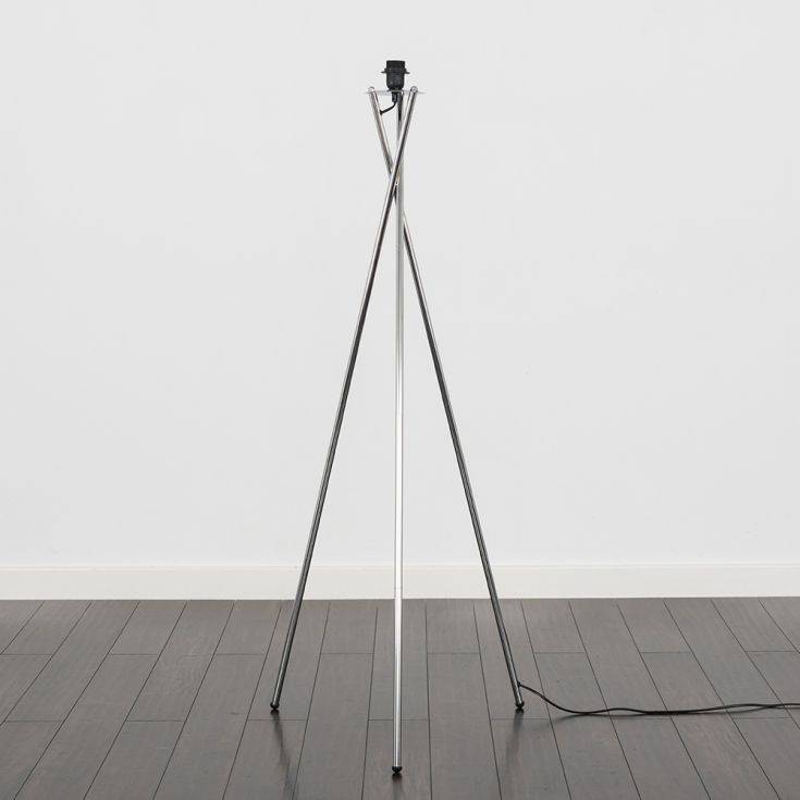 Camden Tripod Floor Lamp Chrome - Comet Lighting