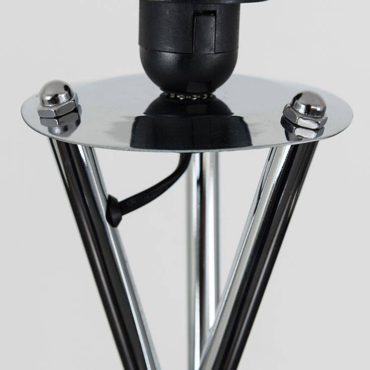 Camden Tripod Floor Lamp Chrome - Comet Lighting