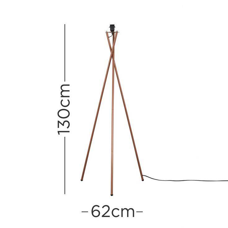 Camden Tripod Floor Lamp Copper - Comet Lighting