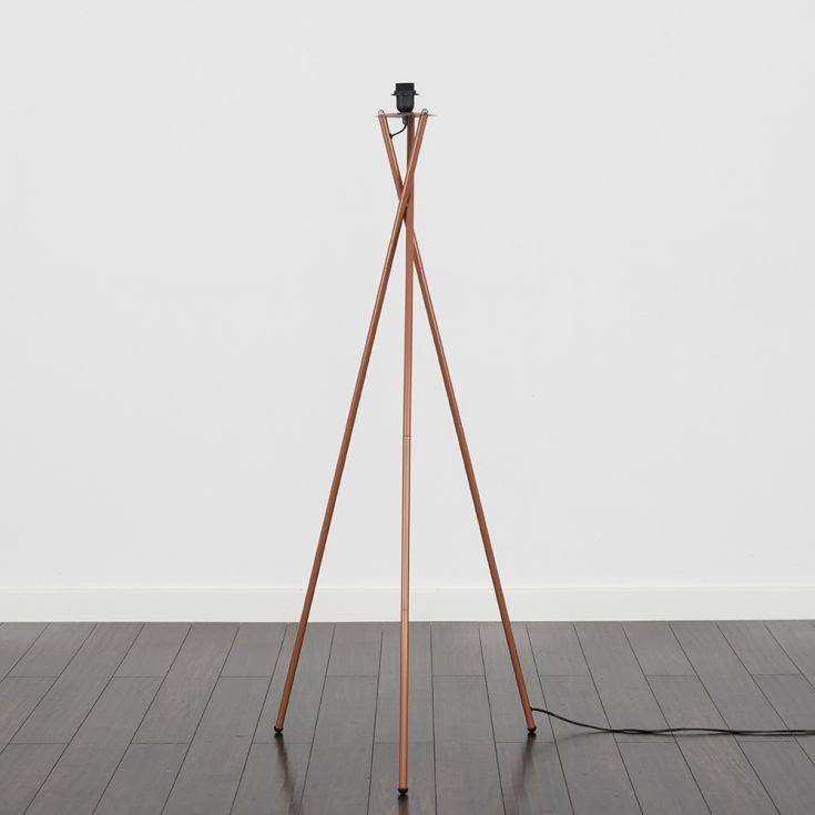 Camden Tripod Floor Lamp Copper - Comet Lighting