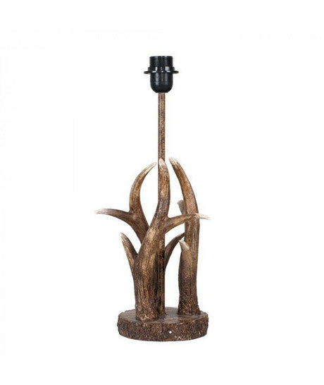 Caribou Antler Table Lamp Natural Finish (BASE ONLY) - Comet Lighting