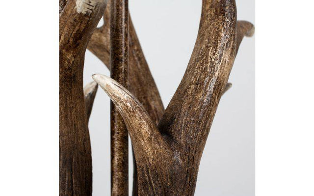 Caribou Antler Table Lamp Natural Finish (BASE ONLY) - Comet Lighting