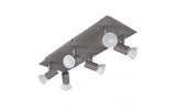 Cement Chrome Square Plate Spotlight - Comet Lighting