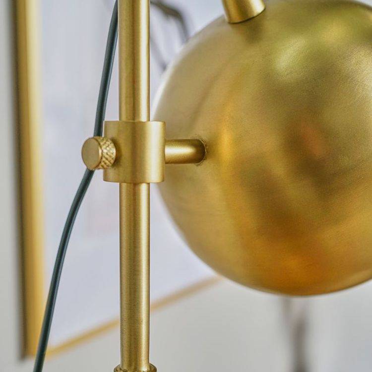 Cent Large Gold Eyeball Table Lamp - Comet Lighting