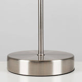 Charlie Brushed Chrome Stem Table Lamp - Comet Lighting