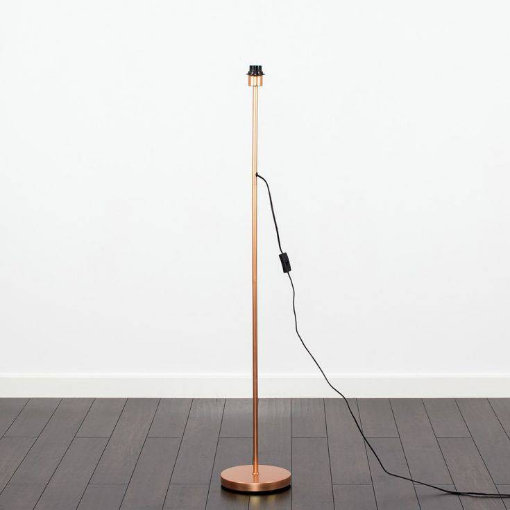 Charlie Floor Lamp In Copper - Comet Lighting