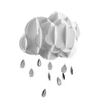 Childrens Rain Drops Pendant Shade White - Comet Lighting