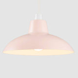 Civic Pink Metal Pendant Shade - Comet Lighting