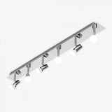 Consul Chrome 6 Way Plate Spotlight - Comet Lighting