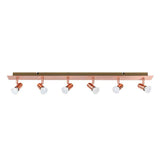 Consul Copper 6 Way Plate Spotlight - Comet Lighting