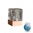 Copper Ice Cube Touch Table Lamp - Comet Lighting