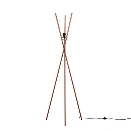 Crawford Tripod Floor Lamp Copper Painted - Comet Lighting