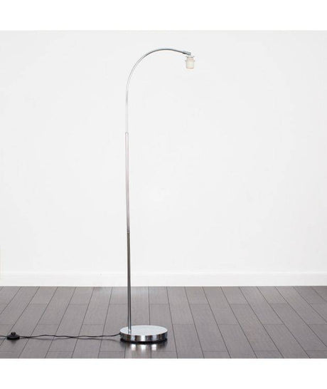 Curva Trend Floor Lamp Chrome (NO SHADE) - Comet Lighting