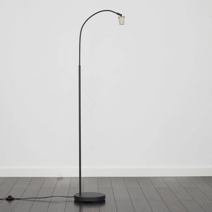 Curva Trend Floor Lamp Dark Grey - Comet Lighting