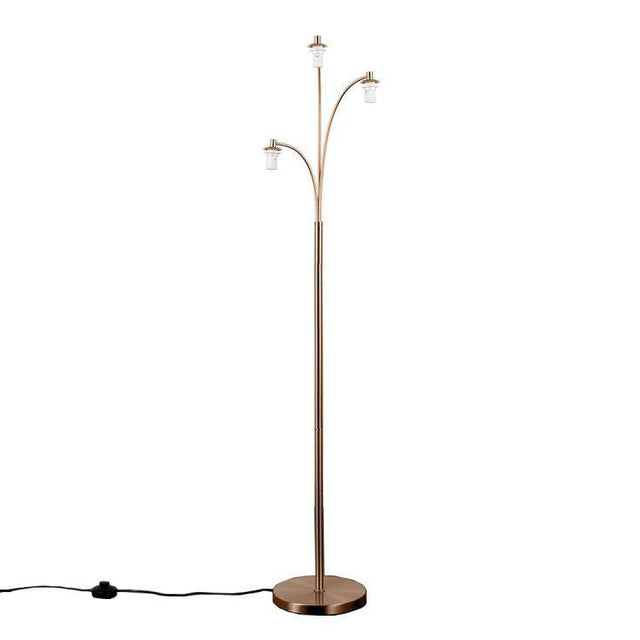 Dantzig Copper 3 Arm Floor Lamp - Comet Lighting