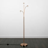 Dantzig Copper 3 Arm Floor Lamp - Comet Lighting