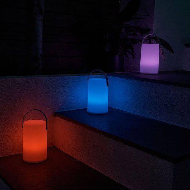 Daomu IP44 Rechargeable Colour Changing Cylinder Table Light - Comet Lighting