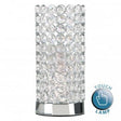 Ducy Chrome Cylinder Touch Table Lamp - Comet Lighting