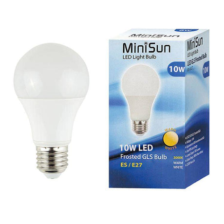 E27 10W LED Bulb 3000K Thermal Plastic - Comet Lighting