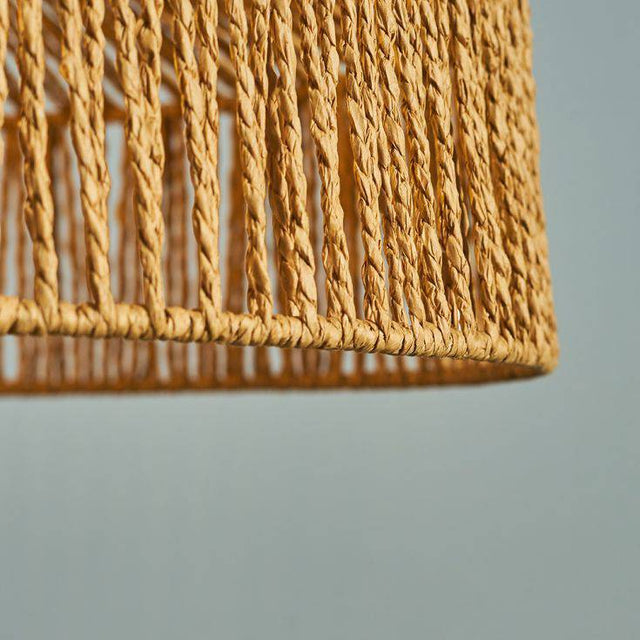 Elcano Brown Rope Pendant Shade - Comet Lighting