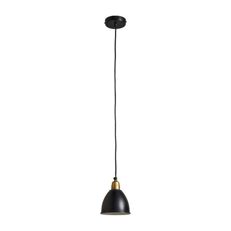 Eli Black and Gold Electrical Metal Pendant Light - Comet Lighting