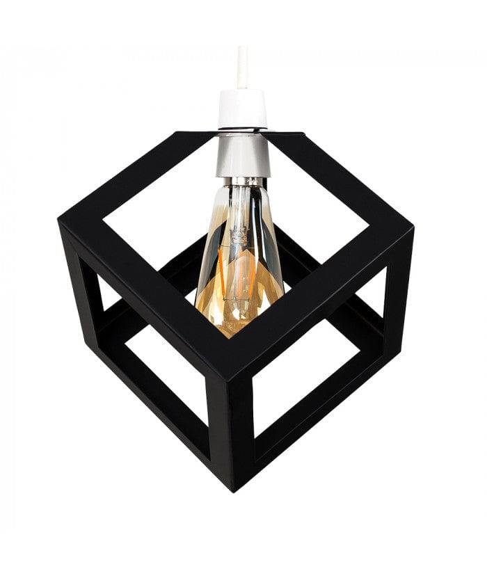 Eschor Puzzle Steam Punk Cube Pendant - Comet Lighting