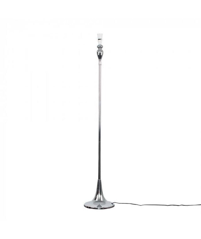 Faulkner Chrome Spindle Floor Lamp - Comet Lighting