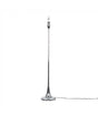 Faulkner Chrome Spindle Floor Lamp - Comet Lighting