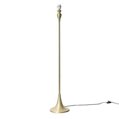 Faulkner Matt Gold Spindle Floor Lamp - Comet Lighting