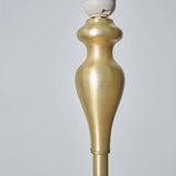 Faulkner Matt Gold Spindle Floor Lamp - Comet Lighting