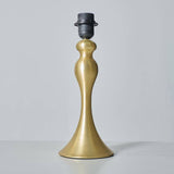 Faulkner Matt Gold Spindle Table Lamp - Comet Lighting