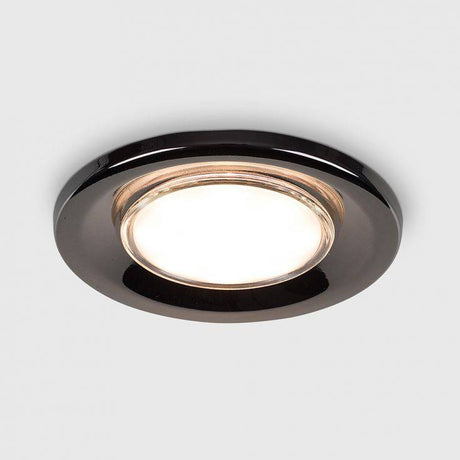 Fire Rated GU10 Downlight Black Chrome - Comet Lighting