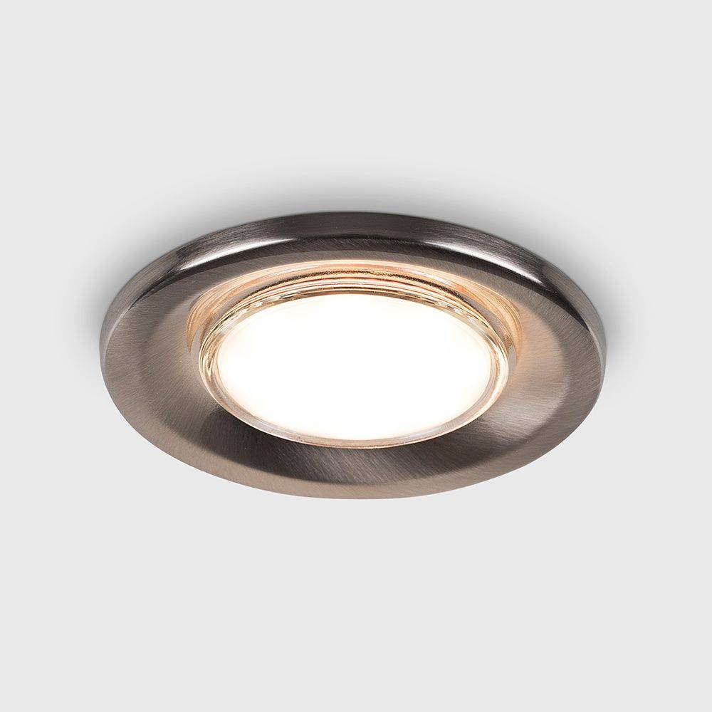 Fire Rated GU10 Downlight Nickel - Comet Lighting