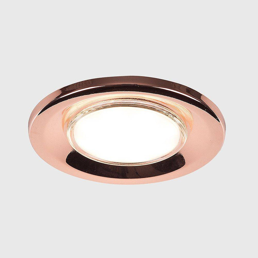 Fire Rated GU10 Downlight Polished Copper - Comet Lighting