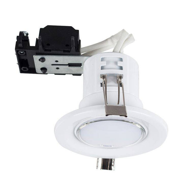 Fire Rated GU10 Downlight White - Comet Lighting