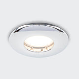 Fire Rated IP65 GU10 Downlight Chrome Domed Bezel - Comet Lighting