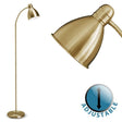 Flexi Neck Floor Lamp Brassed - Comet Lighting