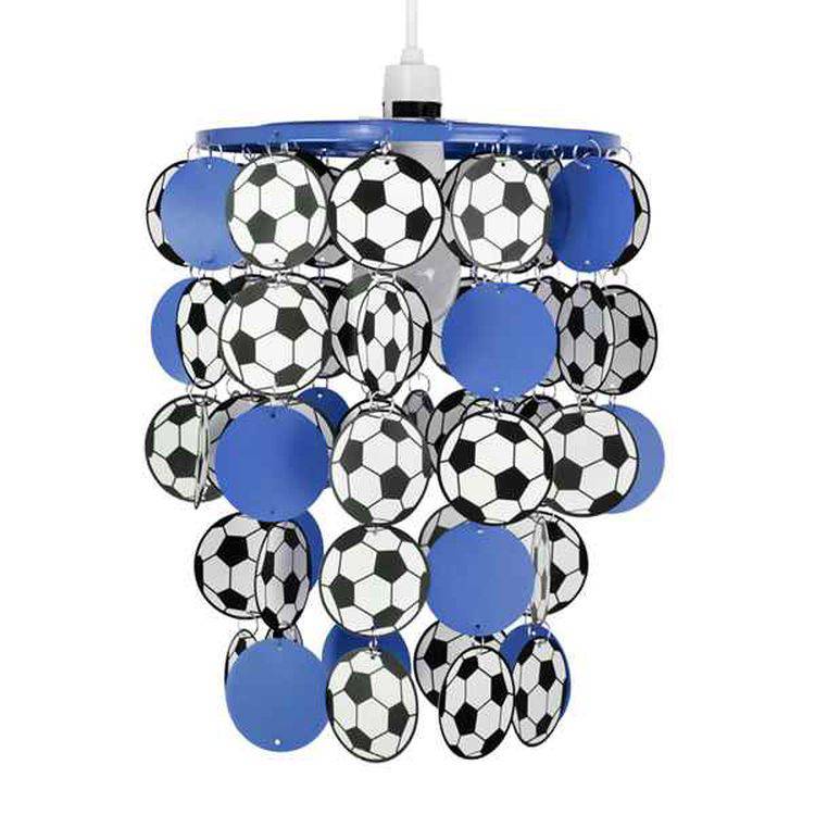 Football Droplet Pendant Shade Blue - Comet Lighting