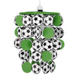 Football Droplet Pendant Shade Green - Comet Lighting