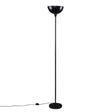 Forseti Matt Black E27 Floor Lamp Uplighter - Comet Lighting