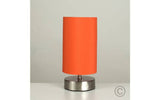 Francis Nickel Touch Table Lamp  Orange - Comet Lighting