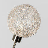 Gala 3 Way Satin Nickel Floor Lamp - Comet Lighting