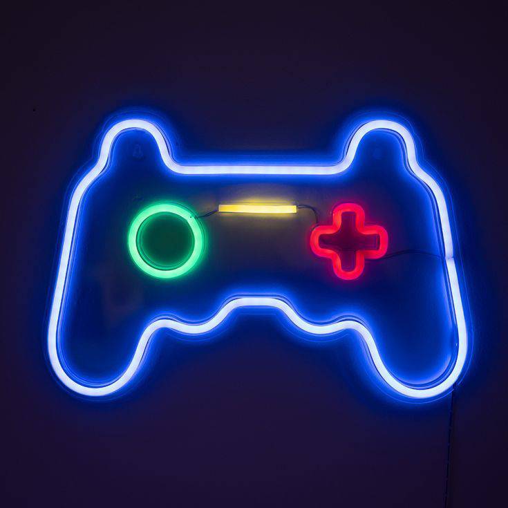 Games Controller Neon Style Led Wall Light - Comet Lighting