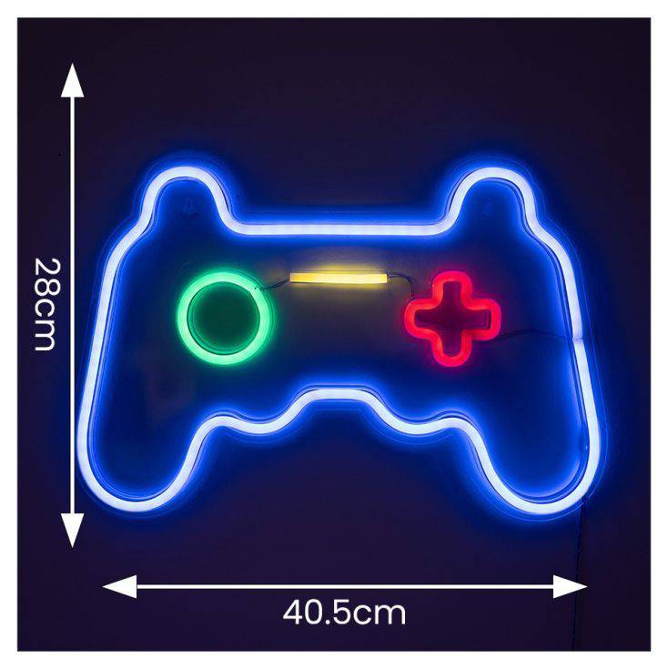 Games Controller Neon Style Led Wall Light - Comet Lighting