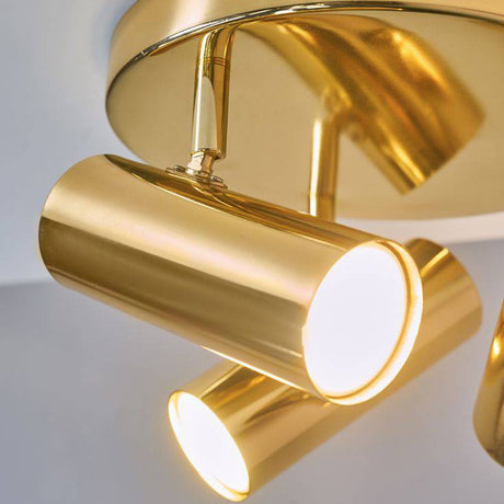 Gamma Gold 3 Way GU10 Ceiling Spotlight - Comet Lighting