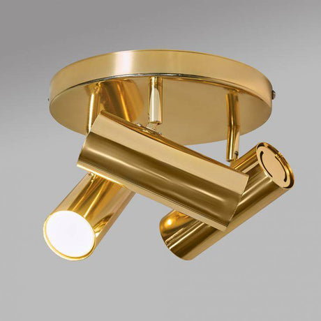 Gamma Gold 3 Way GU10 Ceiling Spotlight - Comet Lighting