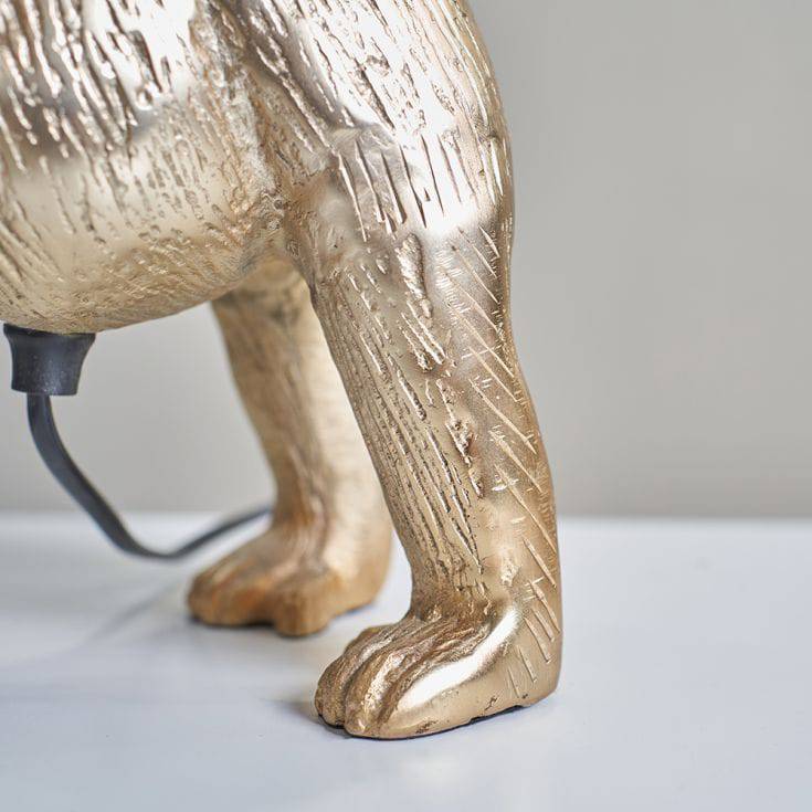 Gert Brass Gorilla Metal Table Lamp - Comet Lighting